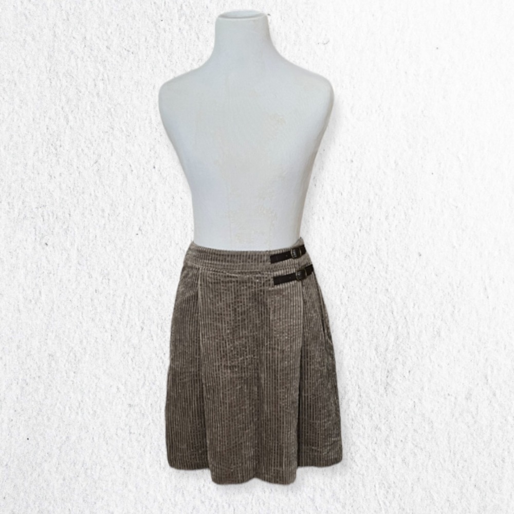 Boden Brown Corduroy Skirt Size 2
